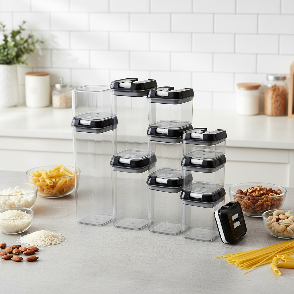 Set de Contenedores Herméticos para Cocina (7 piezas)